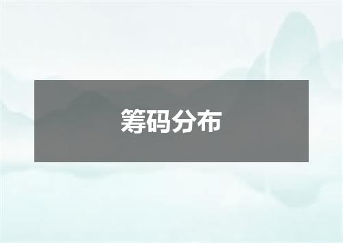筹码分布