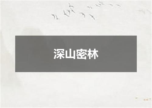 深山密林
