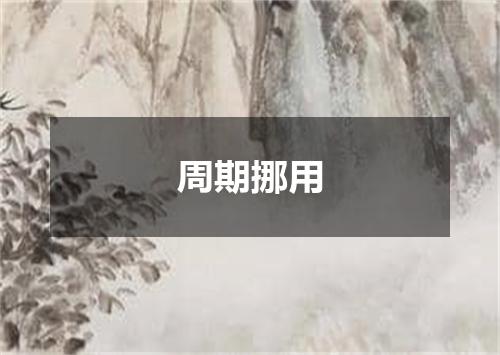 周期挪用