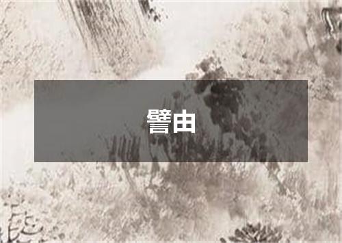譬由