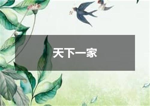 天下一家