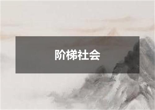 阶梯社会