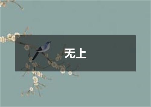 无上