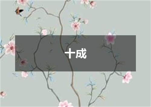十成