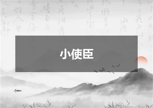 小使臣