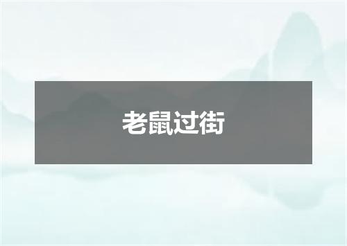 老鼠过街