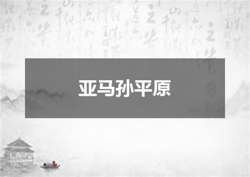 亚马孙平原