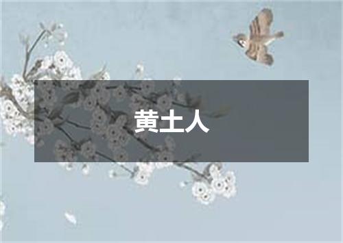 黄土人
