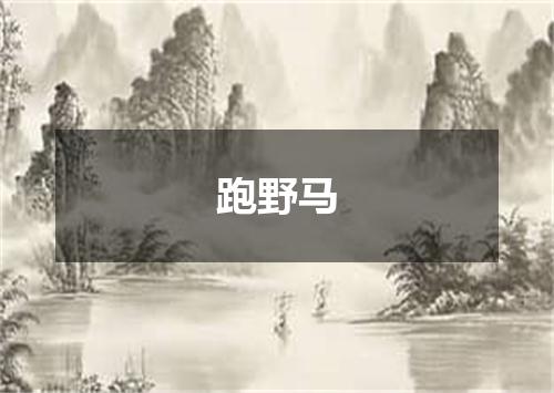 跑野马