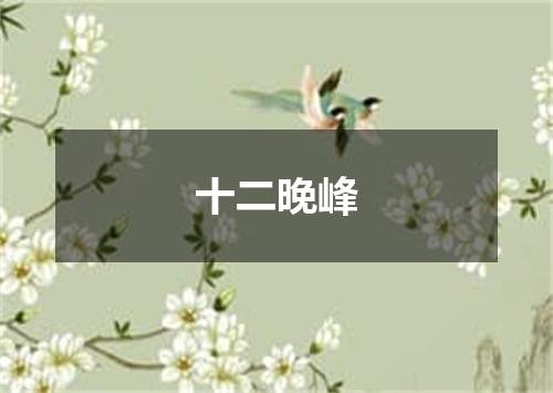 十二晚峰