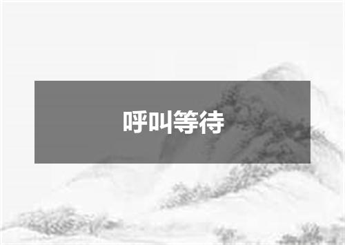 呼叫等待