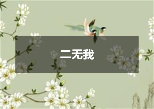 二无我