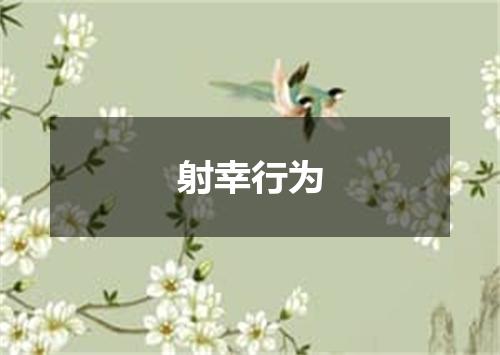 射幸行为