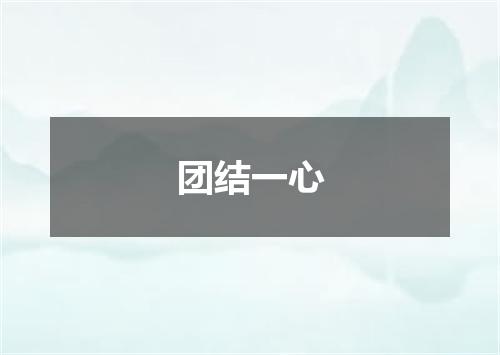团结一心