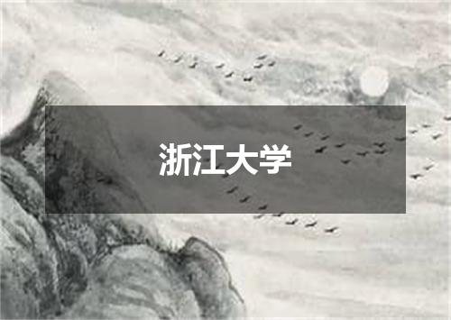 浙江大学