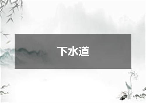 下水道