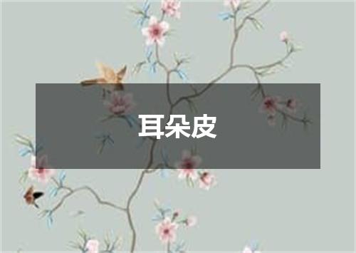 耳朵皮