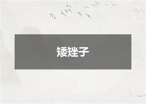 矮矬子