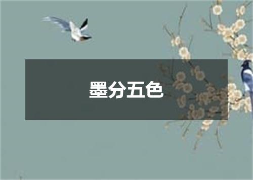 墨分五色