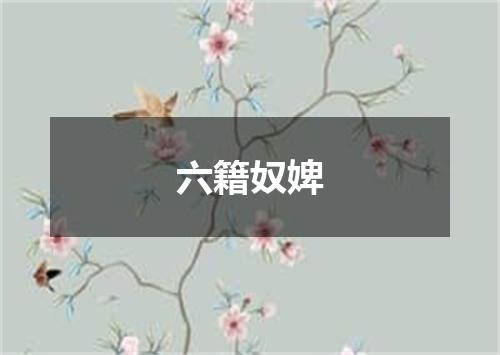 六籍奴婢
