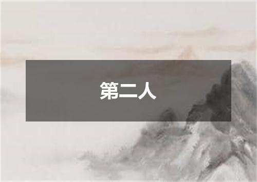 第二人