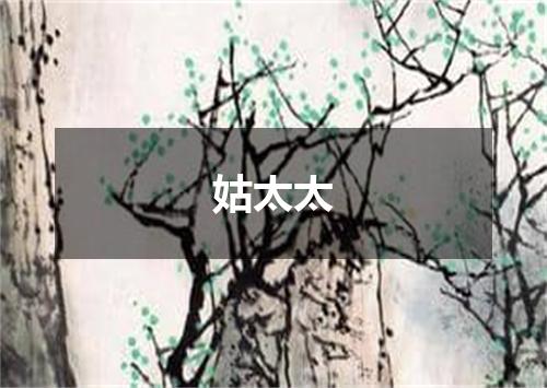 姑太太