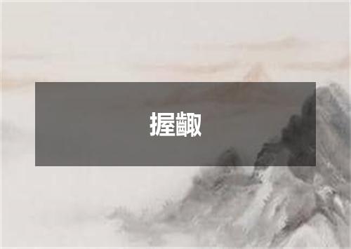 握齱