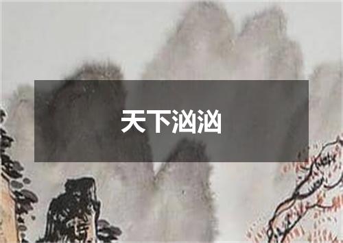 天下汹汹