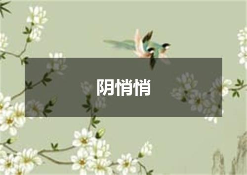 阴悄悄