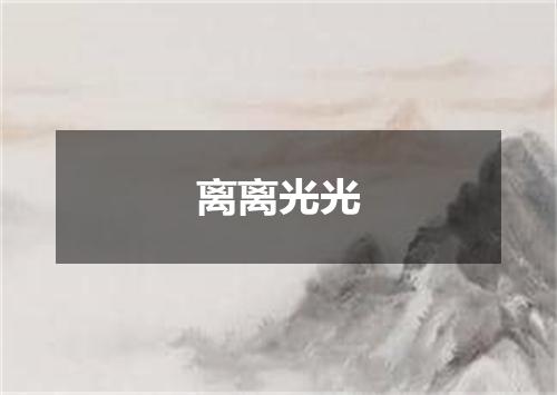 离离光光