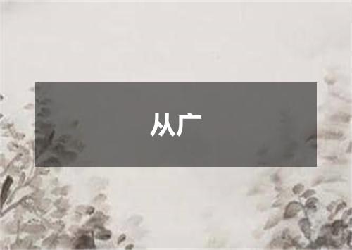 从广