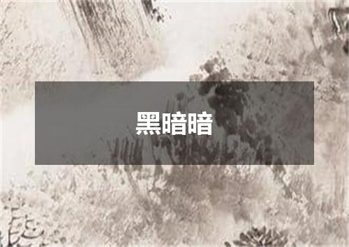 黑暗暗