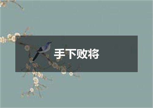 手下败将