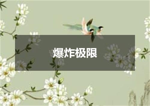 爆炸极限