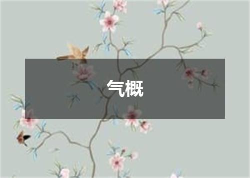 气概
