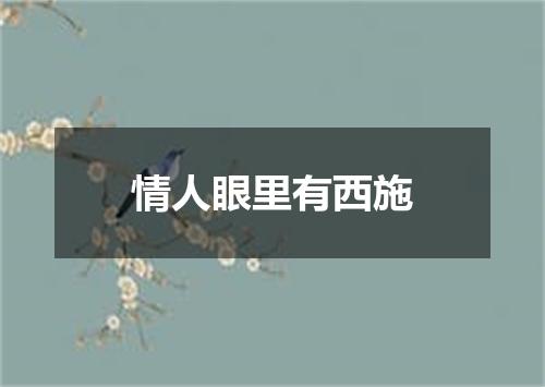 情人眼里有西施