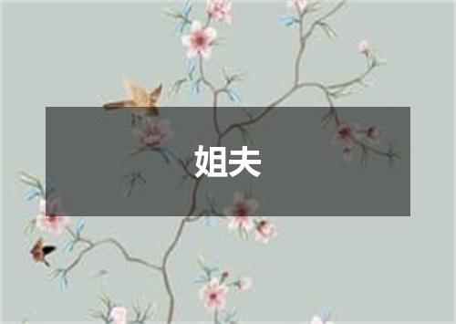 姐夫