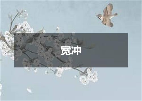 宽冲