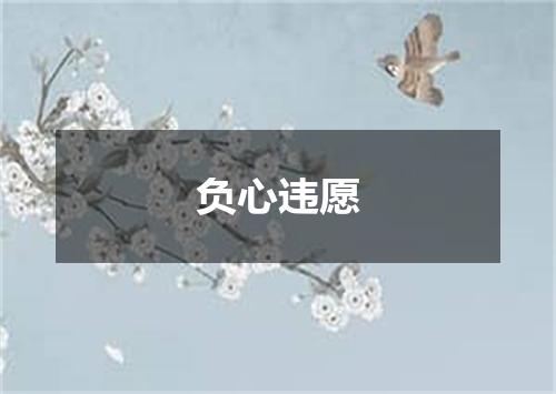 负心违愿