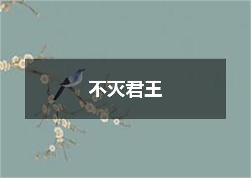 不灭君王