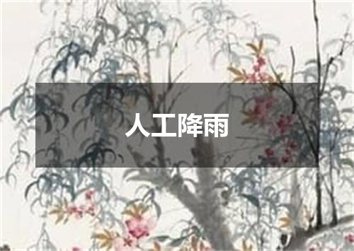 人工降雨