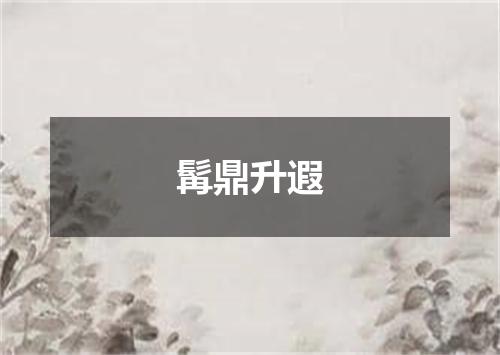 髯鼎升遐