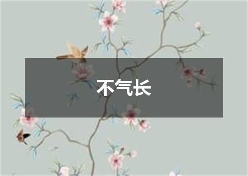 不气长