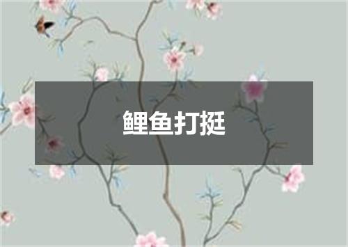 鲤鱼打挺