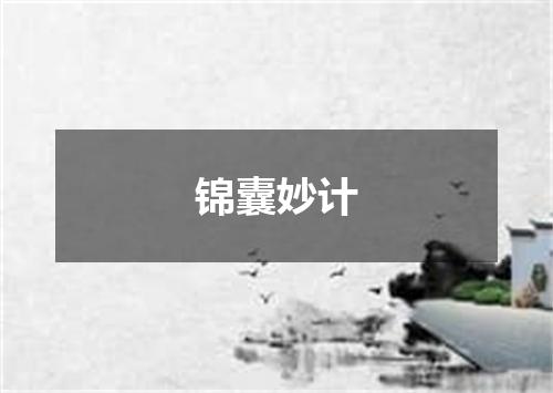 锦囊妙计