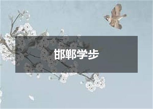 邯郸学步
