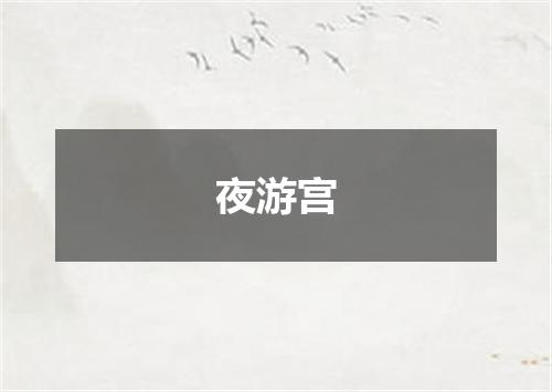 夜游宫