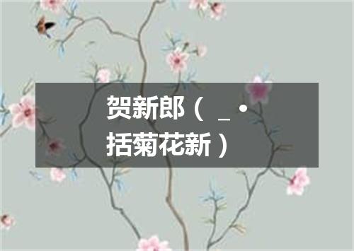 贺新郎（＿·括菊花新）