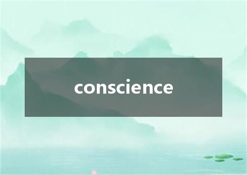 conscience是什么意思