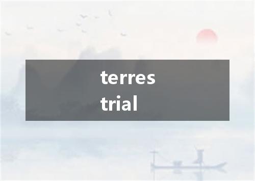 terrestrial是什么意思